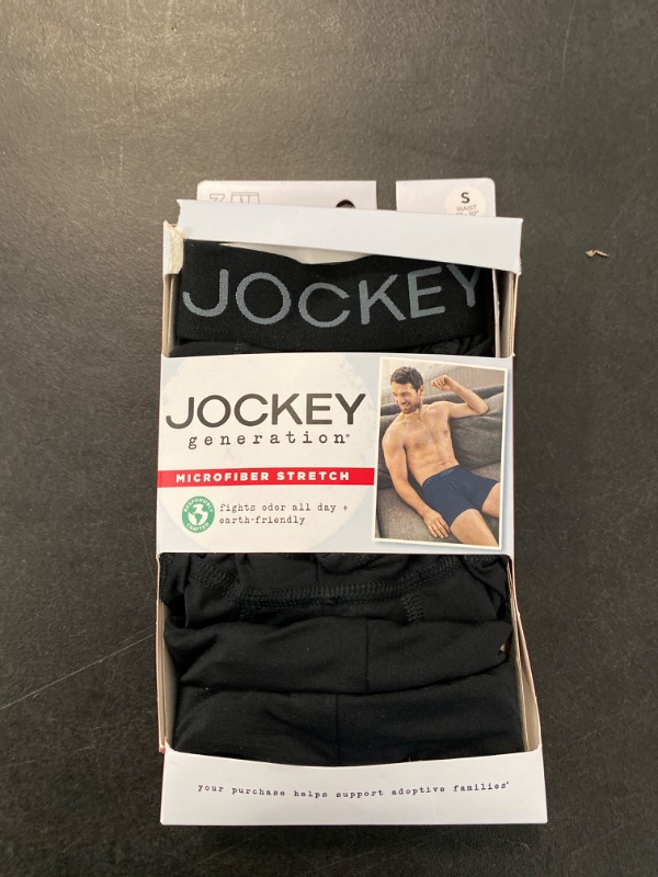 Photo 2 of Small Jockey Generation™ Men's Microfiber Stretch 3pk Boxer Briefs
