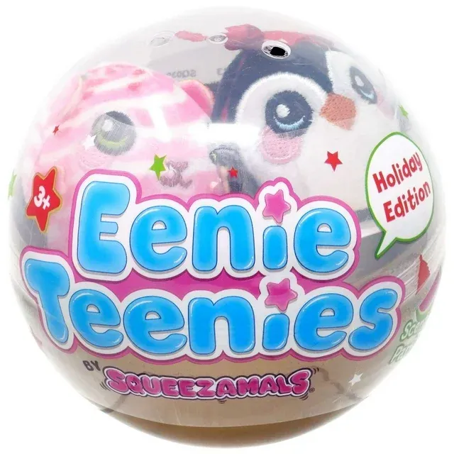 Photo 1 of Squeezamals Holiday Edition Eenie Teenies Mystery Pack (2 RANDOM Stuffed Animals)
