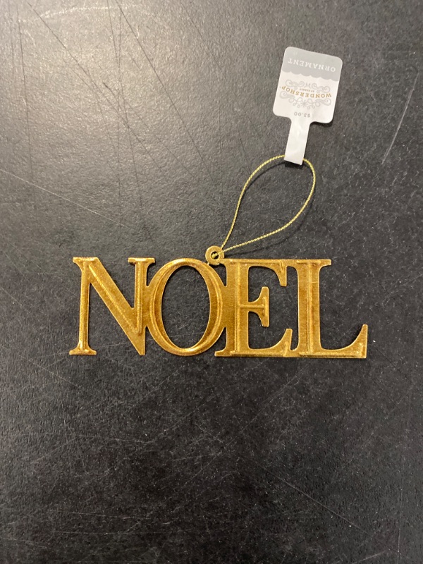 Photo 2 of Metal Noel Christmas Tree Ornament Gold - Wondershop & Paper snowflakes 