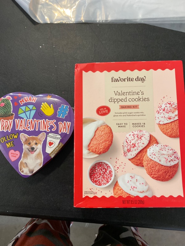 Photo 1 of Valentine's Cookies & Chocolates Duo 