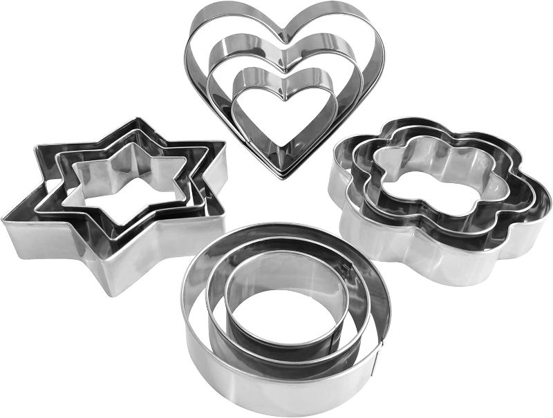 Photo 1 of 30Pcs Mini Cookie Cutter Set with Box, Small Stainless Steel Veggie Cutters, Polymer Clay Cutters for Kids, Geometric Set for Biscuit Cutter, Tiny Fruit Cutter & JapanBargain , Soy Sauce Dishes Dipping Bowls for Sushi Dinner Japanese Style Sauce Dish, 3.2