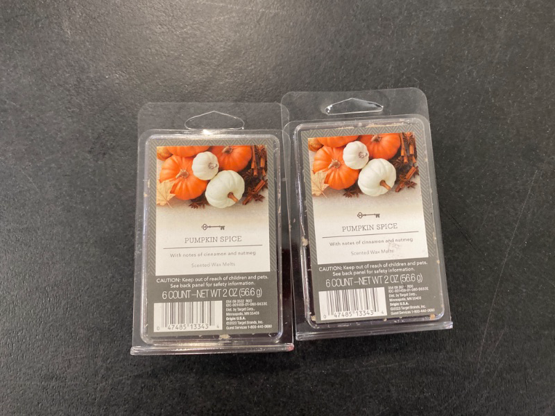 Photo 1 of 2 pack of pumpkin spice wax melts 