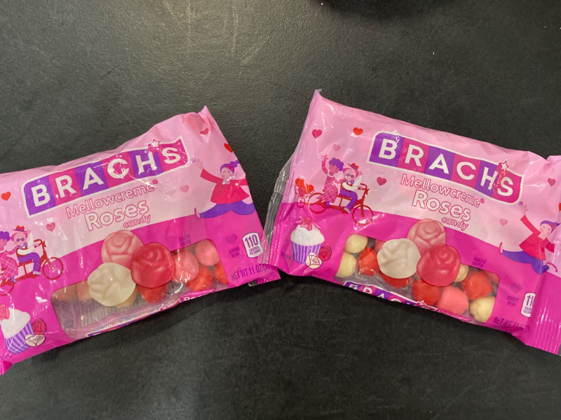 Photo 3 of 2 pack of Brach's Valentine's Mellowcreme Roses Candy, 11oz
