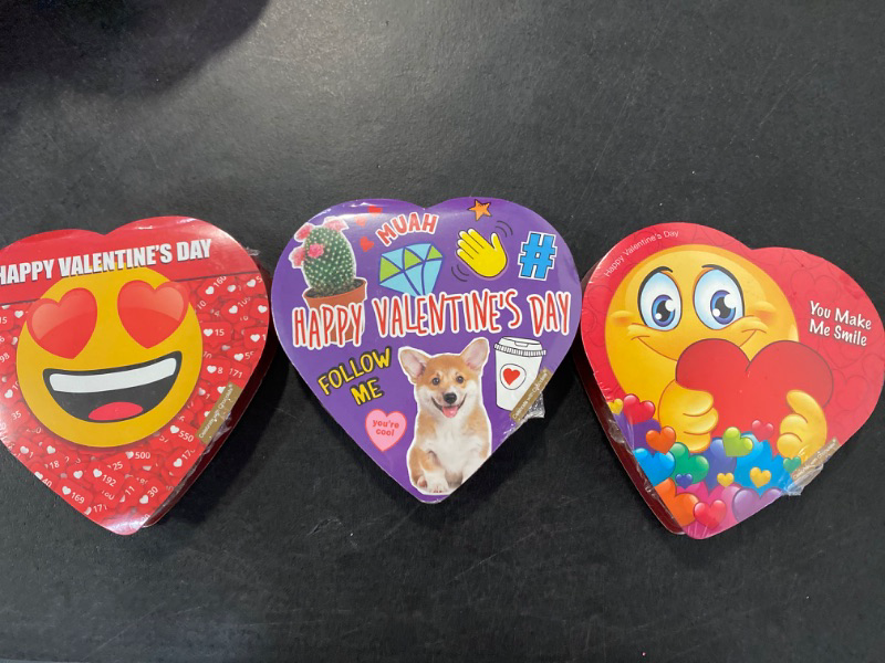 Photo 2 of 3 Pack of Elmer Valentines I Like You Beary Much Chocolate Heart Box - 2oz (Packaging May Vary)