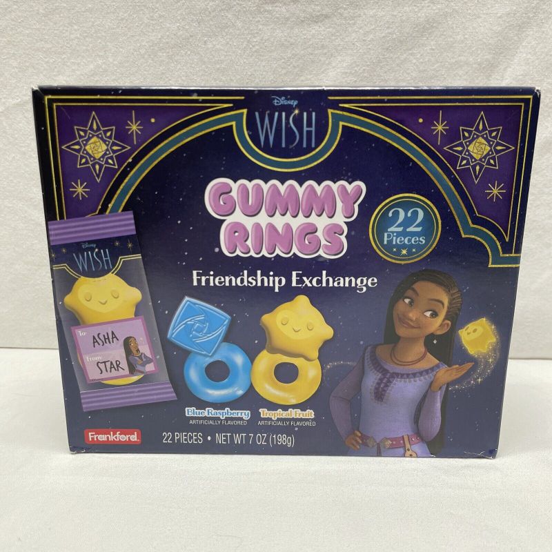 Photo 1 of Wish Disney Movie Gummy Rings Friendship Exchange 22 Pcs Party Favor 
