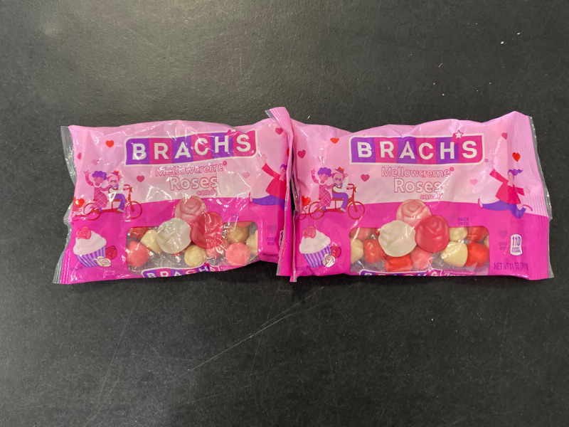 Photo 1 of 2 pack of Brach's Valentine's Mellowcreme Roses Candy, 11oz
