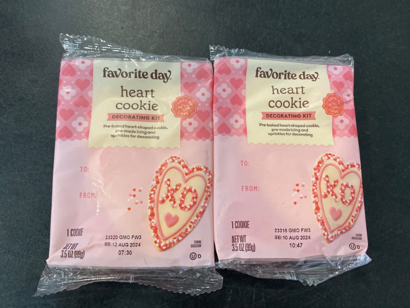 Photo 1 of 2 Pack of Heart Cookies Decorating Kits- FavoritesDay