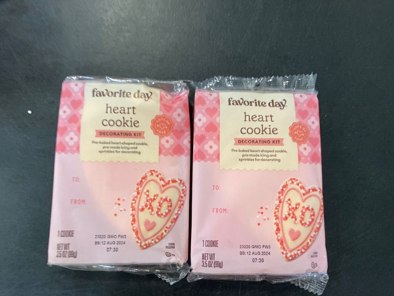 Photo 1 of 2 Pack of Heart Cookies Decorating Kits- FavoritesDay