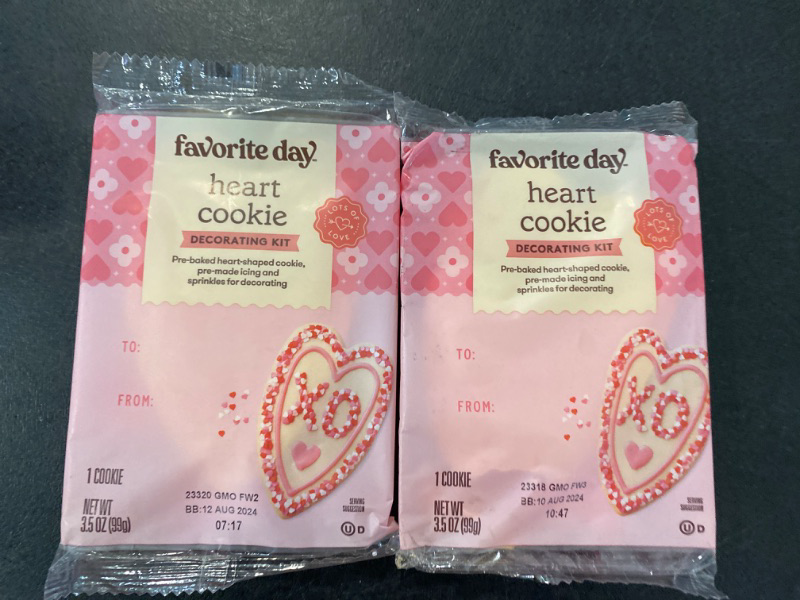 Photo 1 of 2 Pack of Heart Cookies Decorating Kits- FavoritesDay