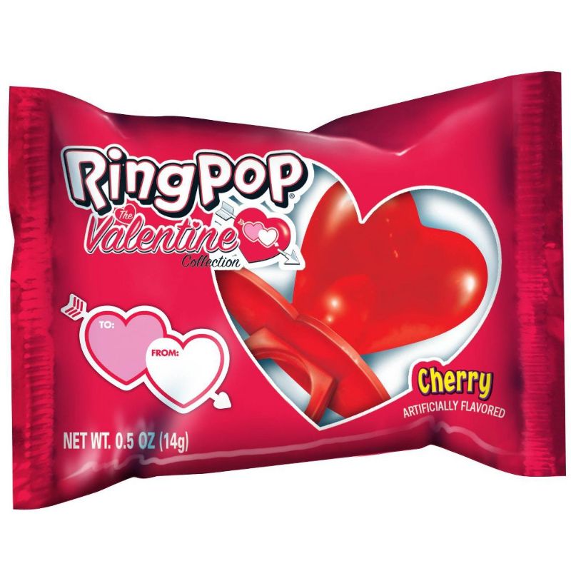 Photo 2 of 3 pack of Skittles, Valentine's Day Original Chewy Candy - Heart Gift Tin, 1.07 Ounce & 3 Ring pops
