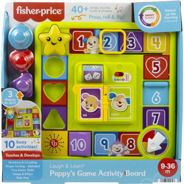 Photo 1 of Fisher-Price Laugh & Learn Puppy’s Game Activity Board Baby & Toddler Learning Toy
