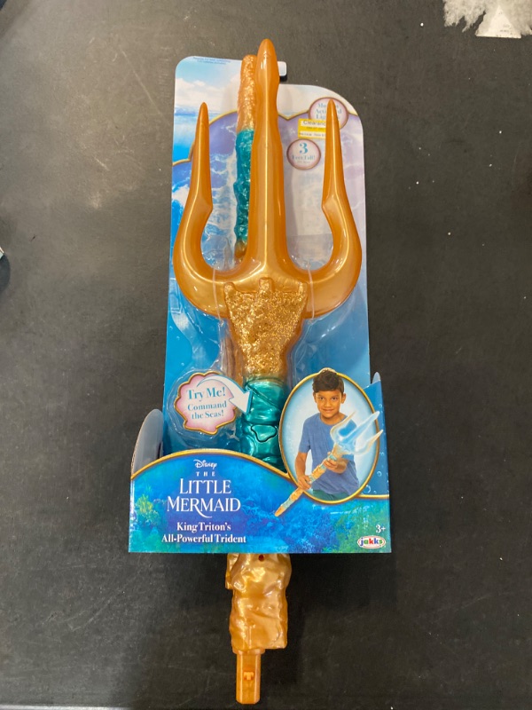 Photo 2 of Disney the Little Mermaid King Triton S All-Powerfull Trident
