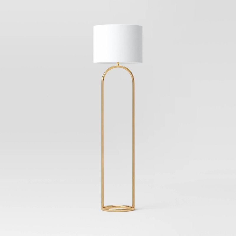 Photo 1 of Ring Base Floor Lamp Brass - Threshold™
