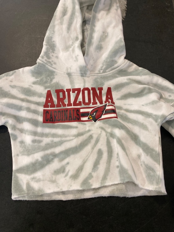 Photo 1 of Toddler Arizona Cardinals Cardinal Team Logo Pullover Hoodie Tie Die 
