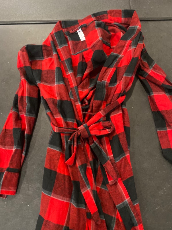 Photo 2 of Women's Flannel Robe - Stars Above™ Red XS/S
