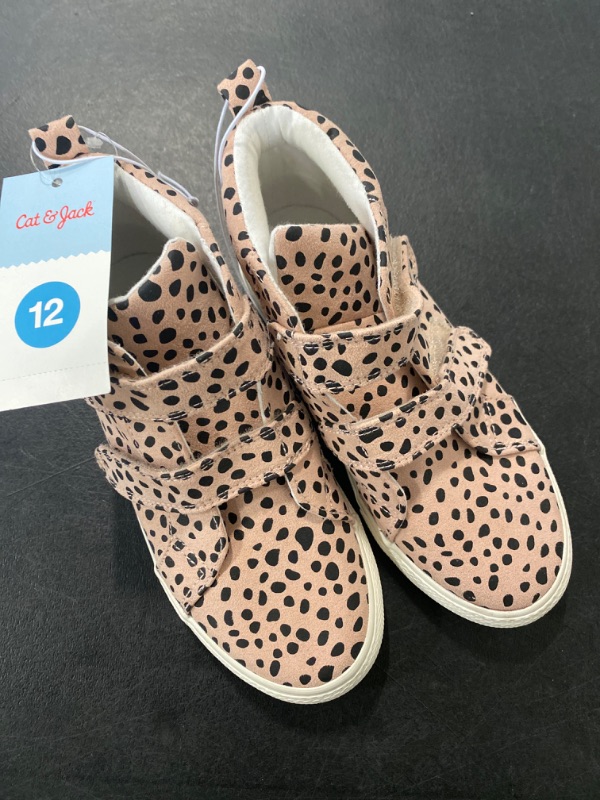 Photo 2 of Toddler Girls' Lucky Leopard Print Sneakers - Cat & Jack™ 12T
