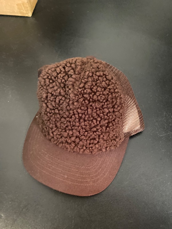 Photo 2 of Faux Shearling Trucker Hat - Wild Fable™ Dark Brown
