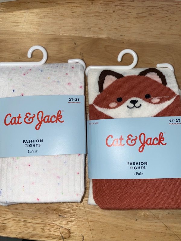 Photo 3 of 2 Pack of 2T-3T Girls Tights- Cat&Jack™