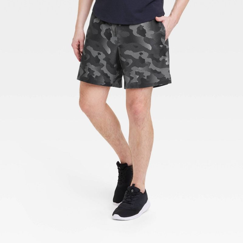 Photo 1 of Men's Sport Shorts 7" - All in Motion™ Camo Black XXL
