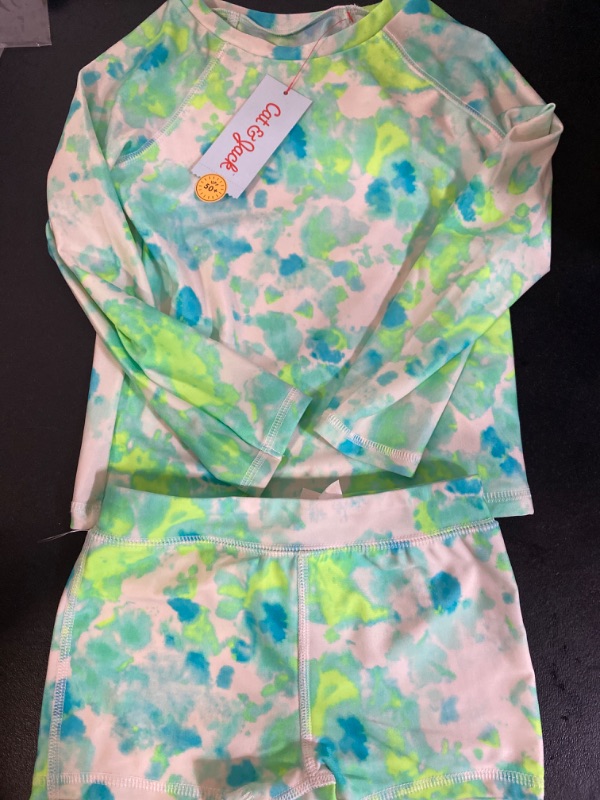 Photo 2 of Toddler 2pc Tie-Dye Rash Guard Set - Cat & Jack™ 5T
