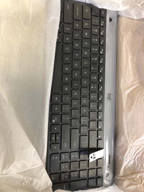 Photo 2 of Logitech MK470 Wireless Keyboard and Mouse Combo, Black/Gray (920-009437)