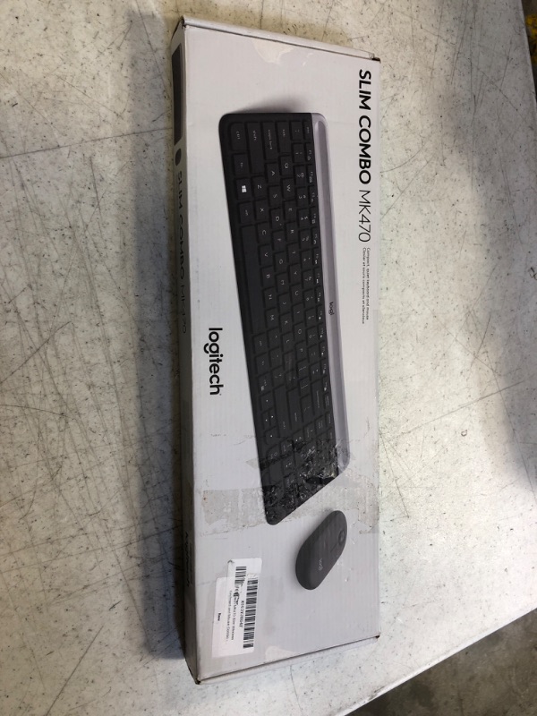 Photo 4 of Logitech MK470 Wireless Keyboard and Mouse Combo, Black/Gray (920-009437)