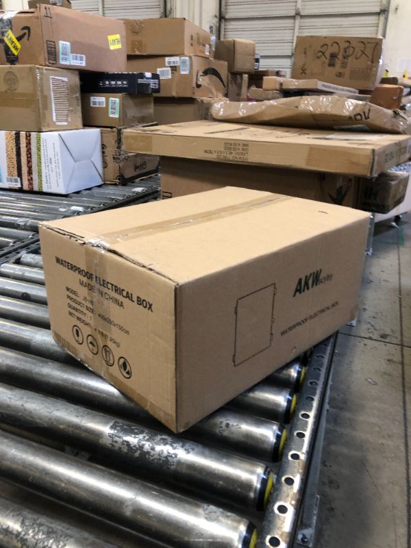 Photo 1 of Outdoor Electrical Box, Junction Box with Fan, Mounting Plate, Dust Screen, Mounting Brackets and Hinged Lid (15.7 "H x 11 "L x 5.9 "W)