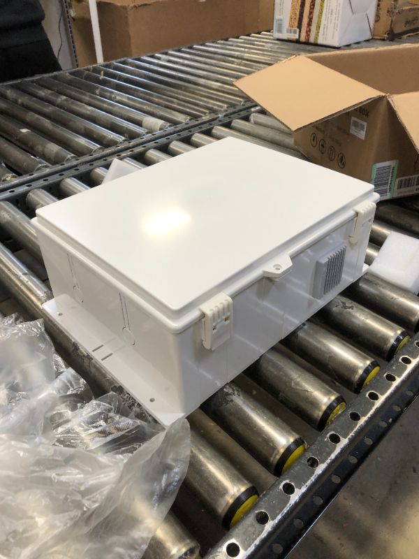 Photo 1 of Outdoor Electrical Box, Junction Box with Fan, Mounting Plate, Dust Screen, Mounting Brackets and Hinged Lid (15.7 "H x 11 "L x 5.9 "W)