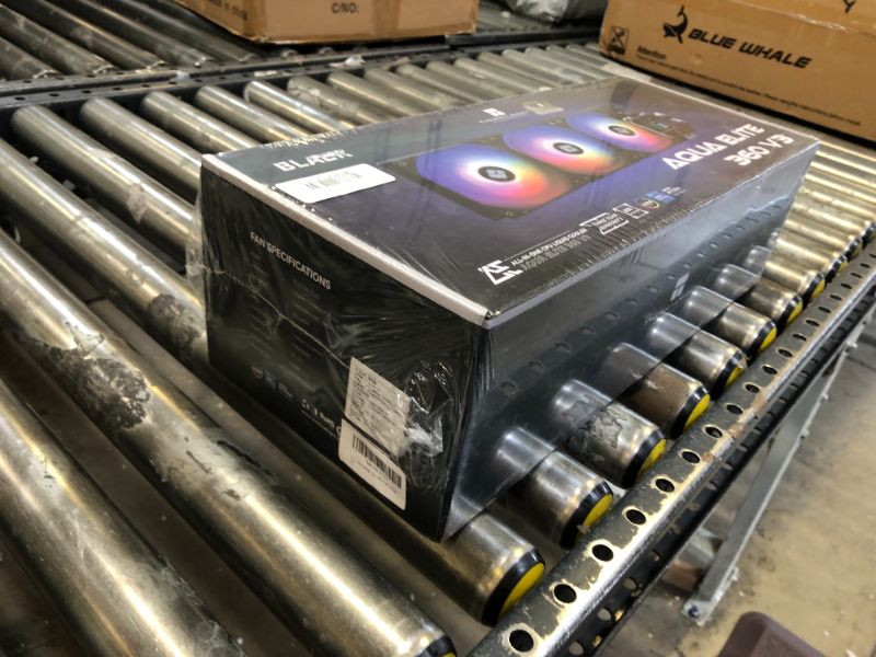 Photo 1 of -FACTORY SEALED- Thermalright Aqua Elite 360 V3 Water Cooling CPU Cooler, 3 PWM ARGB Fans with S-FDB Bearings,Efficient PWM Controlled Pump,for AMD/AM4/AM5, Intel LGA1150/1151/1200/2011/1700, (AE360 V3) AE360 BLACK V3 BLACK