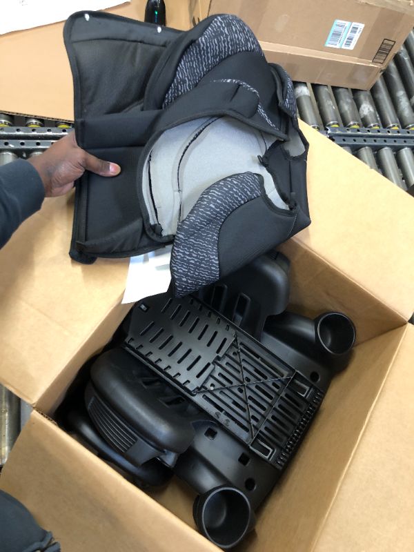 Photo 1 of Evenflo GoTime LX Booster Car Seat (Astro Blue) High Back Astro Blue