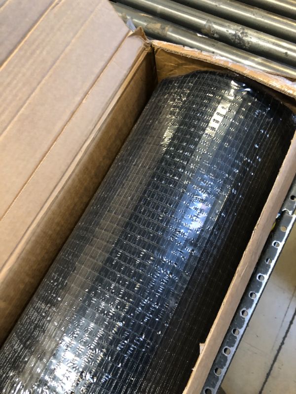 Photo 1 of 48'' x 100' 1/2inch Hardware Cloth 19 Gauge Black PVC Coated Wire Fencing Galvanized Welding Garden Fence Roll Square Mesh 19 Gauge Chicken Rabbit Snake Cage Heavy Duty Welding Fencing

