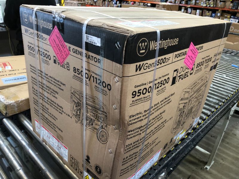 Photo 2 of -FACTORY SEALED- Westinghouse 12500 Watt Dual Fuel Home Backup Portable Generator, Remote Electric Start, Transfer Switch Ready, Gas and Propane Powered
