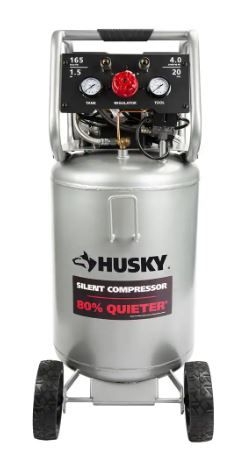 Photo 1 of Husky
20 Gal. Vertical Electric-Powered Silent Air Compressor