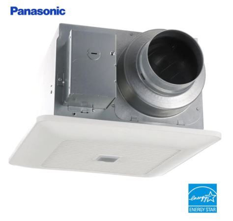 Photo 1 of Panasonic
WhisperSense DC Fan with Motion and Humidity Sensors Delay Timer and Pick-A-Flow Speed Selector 50, 80 or 110 CFM