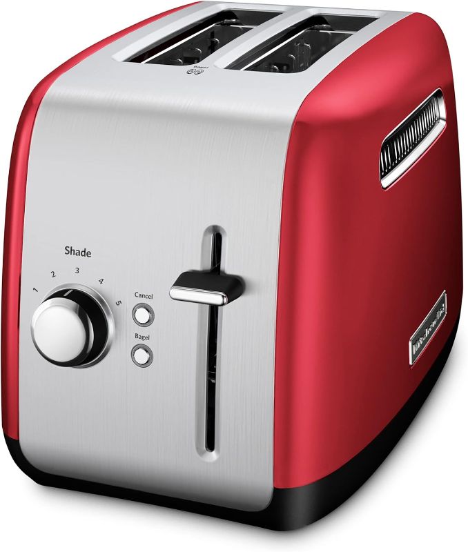 Photo 1 of KitchenAid KMT2115ER Toaster with Manual High-Lift Lever, Empire Red, 2 Slice
