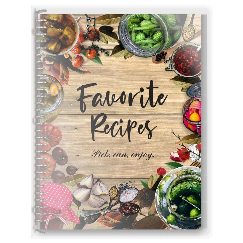 Photo 1 of -FACTORY SEALED- CraftSaints Recipe Book to Write in Your Own Recipes 8.5 x 11 Removable Hardcover, Up to 140 recipes, 120G premium paper, 8 Dividers 64 Tabs Personal Blank Recipe Notebook Journal Binder Notebooks Pickling