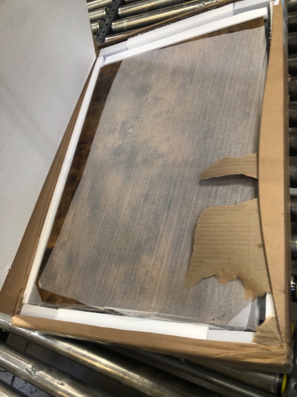 Photo 1 of CubiCubi Computer Home Office Desk with 2 Drawers, 40 Inch Small Desk Study Writing Table, Modern Simple PC Desk, Rustic Brown 40'' Rustic Brown