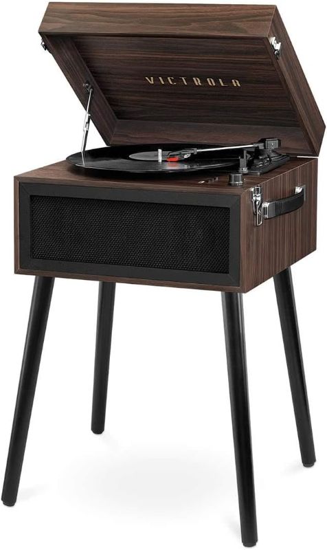 Photo 1 of Victrola VTA-75-ESP Liberty 5-in-1 Turntable Music EntertainmentCenter with Bluetooth Wireless FM Radio USB Recorder Wood (Espresso)
