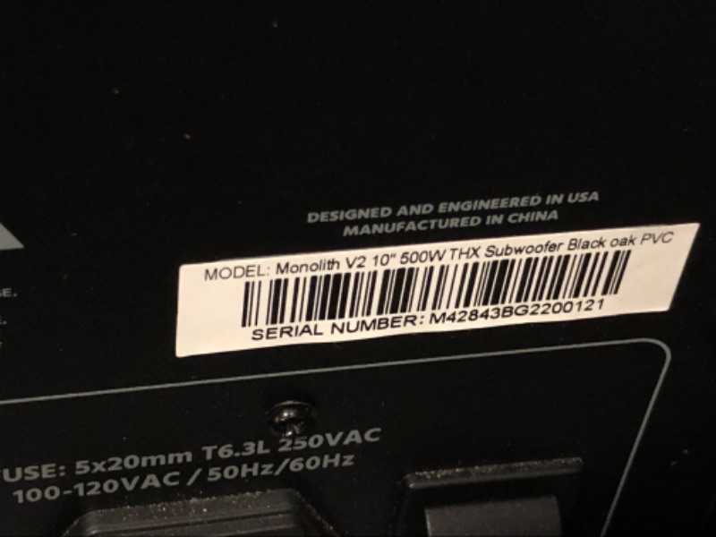 Photo 4 of Monolith by Monoprice M-10 V2 10in THX Certified Select 500 Watt Powered Subwoofer (Open Box)
