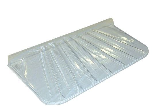 Photo 1 of 57 in. x 4 in. Polyethylene Rectangular Low Profile Window Well Cover
