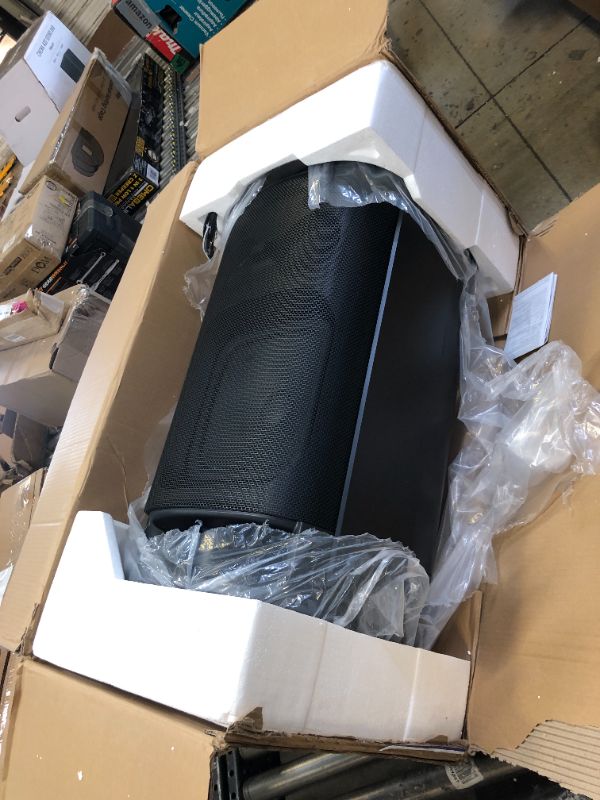 Photo 1 of Sony SRS-XV900 X-Series Wireless Portable-Bluetooth-Karaoke Party-Speaker with 25 Hour-Battery, Built-in Handle and Wheels, Omnidirectional-Sound and Lights - NEW SRS-XV900 Speaker
