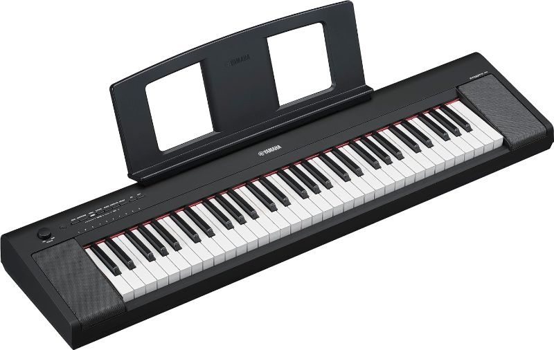 Photo 1 of Yamaha 76-Key Piaggero Ultra-Portable Digital Piano, Black (NP35B) Black 76-Key