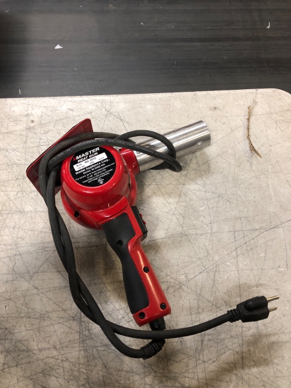 Photo 3 of Master Appliance HG-501D Industrial Heat Gun, Quick Change Plug-In Heating Element, 1200F, 120V, 1740W, 14.5 Amps, Assembled In USA HG-501D, 120V (USED, UNABLE TO TEST)