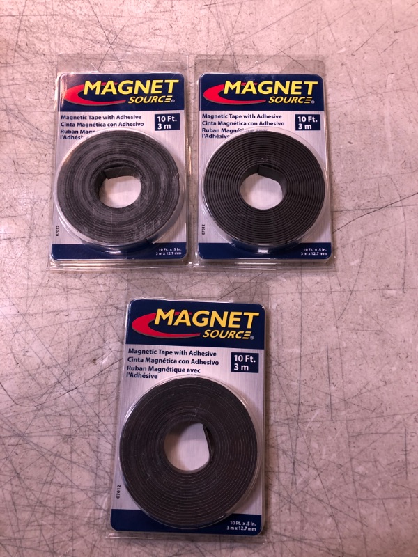 Photo 2 of Magnetic Tape 1/2"x10' 3 PACK 