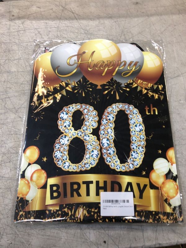 Photo 1 of 80TH BIRTHDAY OUTDOOR GARDEN DECOR 