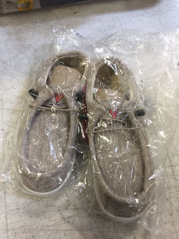 Photo 1 of FOCO Men's NCAA College Team Logo Lightweight Loafers Lace Up Cotton Knit Shoes  7-8
