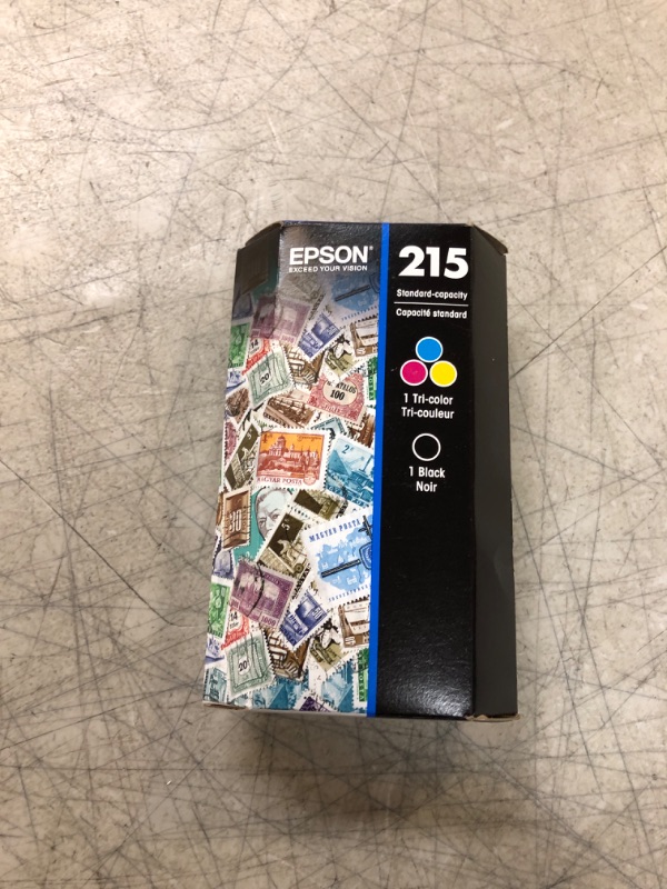 Photo 2 of Epson 215, Black and Tri-Color Ink Cartridge (T215120-BCS)
 (FACTORY SEALED)