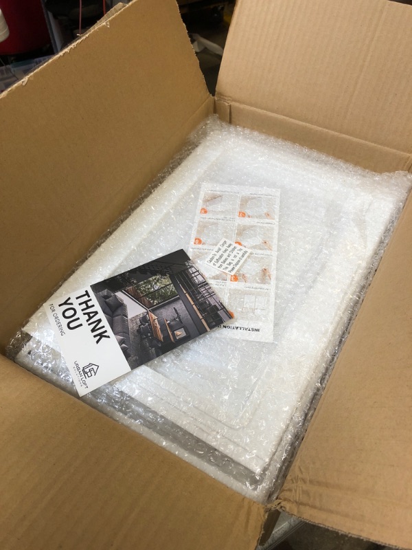 Photo 1 of Urban Loft Premium Acrylic Shoe Boxes Stackable,Clear shoe organizer for Closet-Pack Of 3| Large sneaker storage box | Sneaker Clear Shoe Case for Sneakerheads with Drop Lid Shoe Display Case, White White 3 Pack Boxes