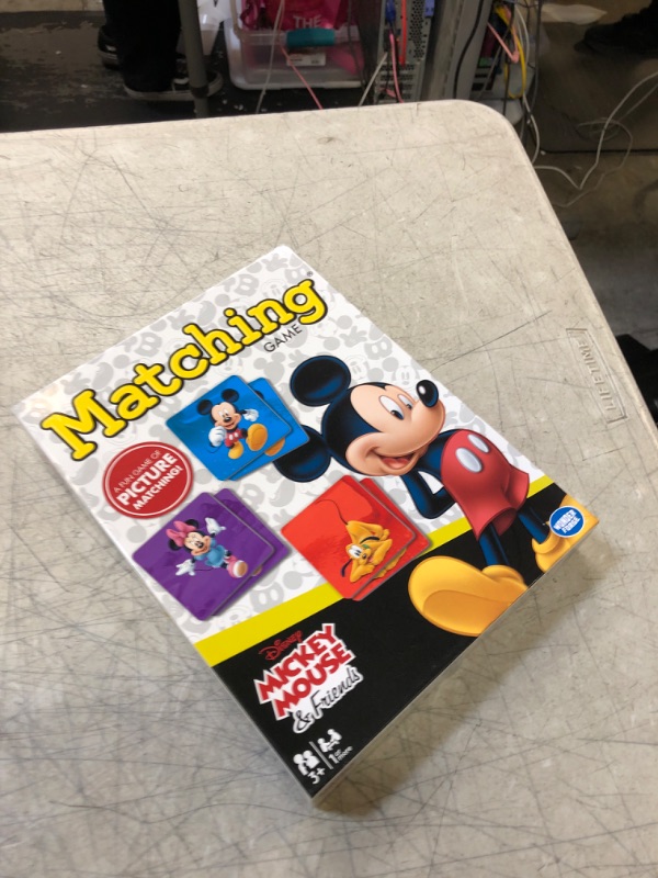 Photo 2 of Mickey Mouse and Friends Matching Game by Wonder Forge | For Boys & Girls Age 3 to 5 | A Fun & Fast Memory Game for Kids | Mickey, Minnie Mouse, Pluto, Goofy, and more Mickey Mouse Matching