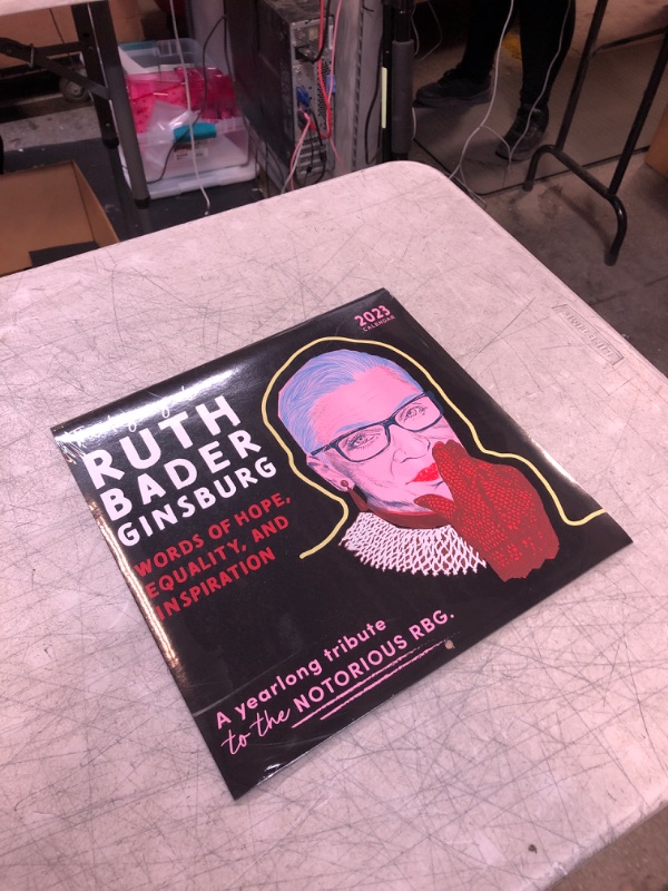 Photo 2 of 2023 The Legacy of Ruth Bader Ginsburg Wall Calendar: Her Words of Hope, Equality and Inspiration ? A yearlong tribute to the notorious RBG (12-Month Art Calendar)